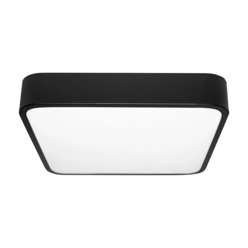 PLAFON LED 24W 4000K czarny kwadrat 30cm - Na stanie