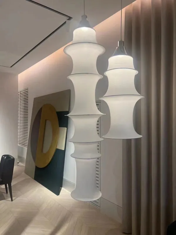 Cena obniżona - WYSOKA LAMPA WISZĄCA JAPANDI 465CM CZARNA