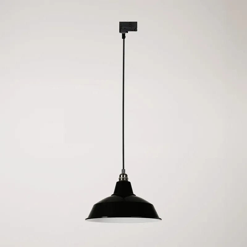 Bistrot rail hanglamp met lampenkap Creative cables BPDAD-15-PDMBRRC04KPAM10VNL-AD02 | Ulubieniec klientów