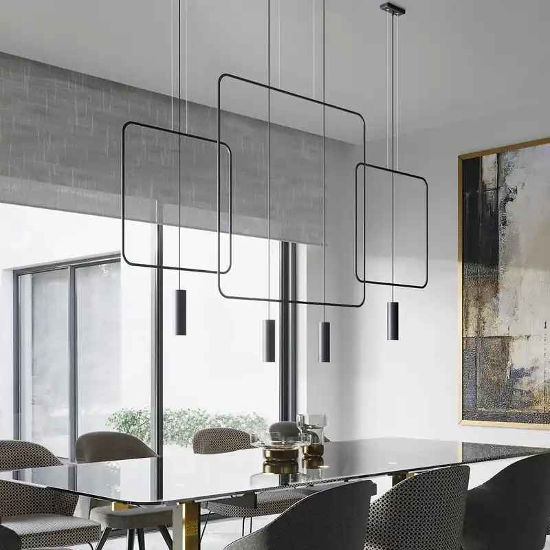 Kupuj bezpiecznie | Lampa wisząca RANA 2 czarna TH.019CZ Thoro