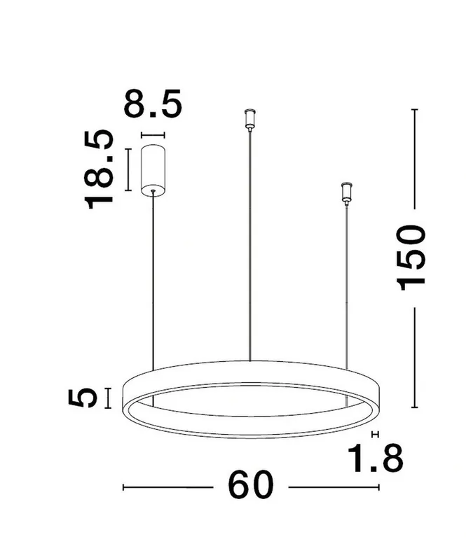Nowość już dostępna | Luces Exclusivas LE43255 Lampa wisząca BARI