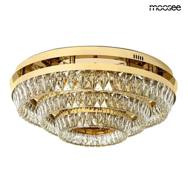 MOOSEE lampa sufitowa / plafon SAVOY 3 złota | Jeszcze taniej