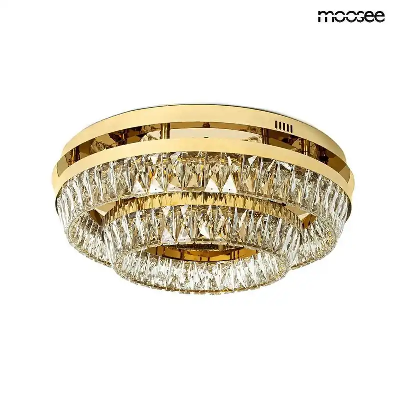 MOOSEE lampa sufitowa / plafon SAVOY 2 złota - Oszczędź