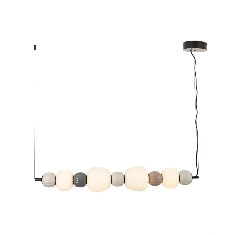 Lampa wiszaca MODERN 32W, OPAL + DARK GREY+MEDIUM BROWN+LIGHT GREY P0631 MAXLIGHT - Na zamówienie