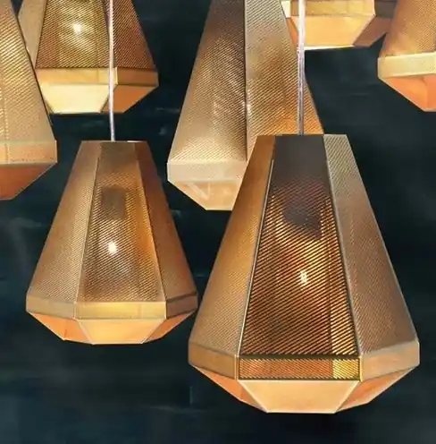 Geometryczna Lampa wisząca ETCHi AD304 - Od ręki
