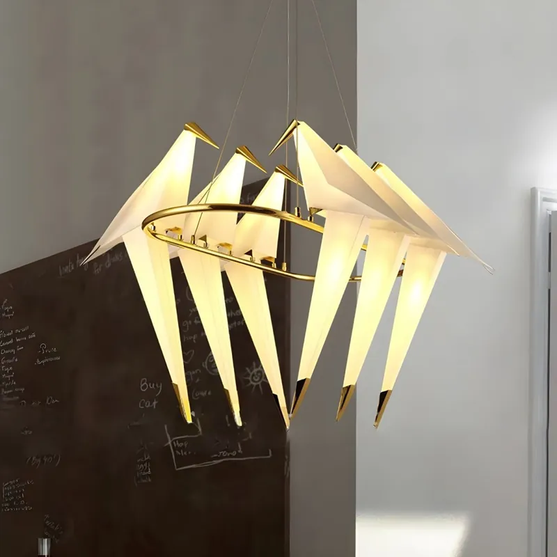 Designerska lampa wisząca LED BIRDS RING Ø90 cm AD307 - Wyprzedaż