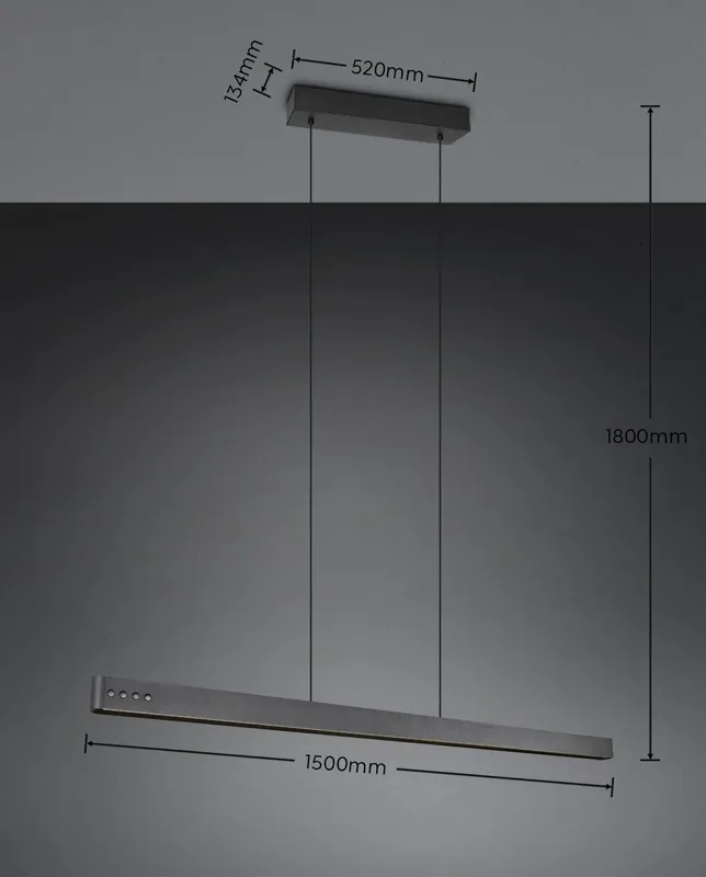 Nowość - Trio 333310232 Lampa wisząca DONEGAL