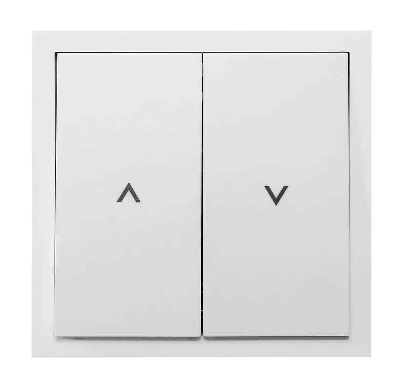 Tylko kilka sztuk | VOLTWERK – AD043-507 Włącznik do rolety, biały, 10 A, 250 V