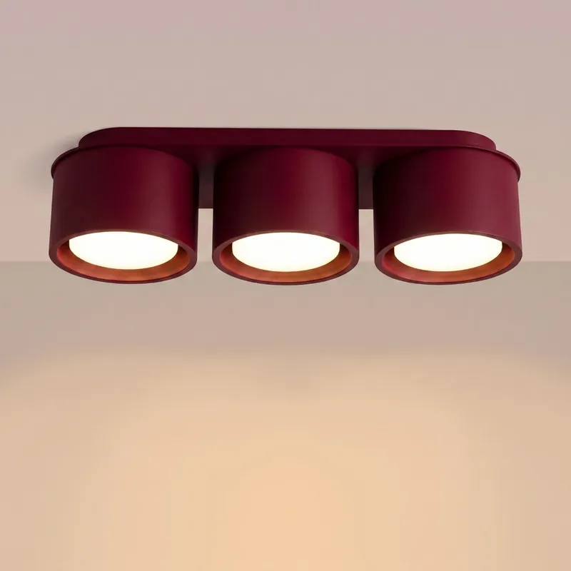 Sprawdź teraz | SOLLUX SL.2456 plafon MODO 3 burgund Gx53