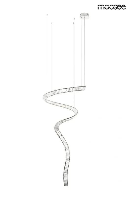 Końcówka zapasów | MOOSEE lampa wisząca WAVE CORDON 1A chrom