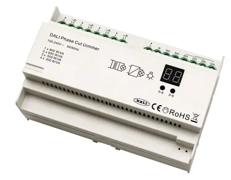 Bezpośrednio od producenta - Ściemniacz 4x1,5A 230V AC DIN DALI DALI-05UL Unilight