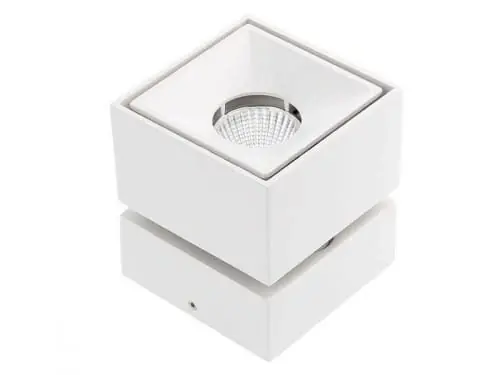 Zniżka - Oprawa LED GBIANCO 15W 4000K 1500LM IP20 36° kwadrat biała ULDL340 Unilight