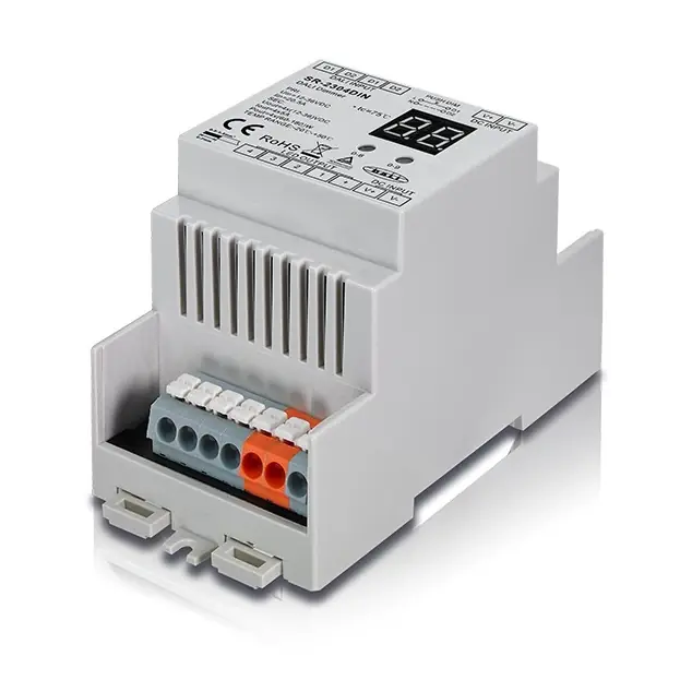 Produkt wysokiej jakości - Ściemniacz DALI 4-kanałowy 4x5A 12-36VDC na szynę DIN DT6 SR-2304DIN Sunricher