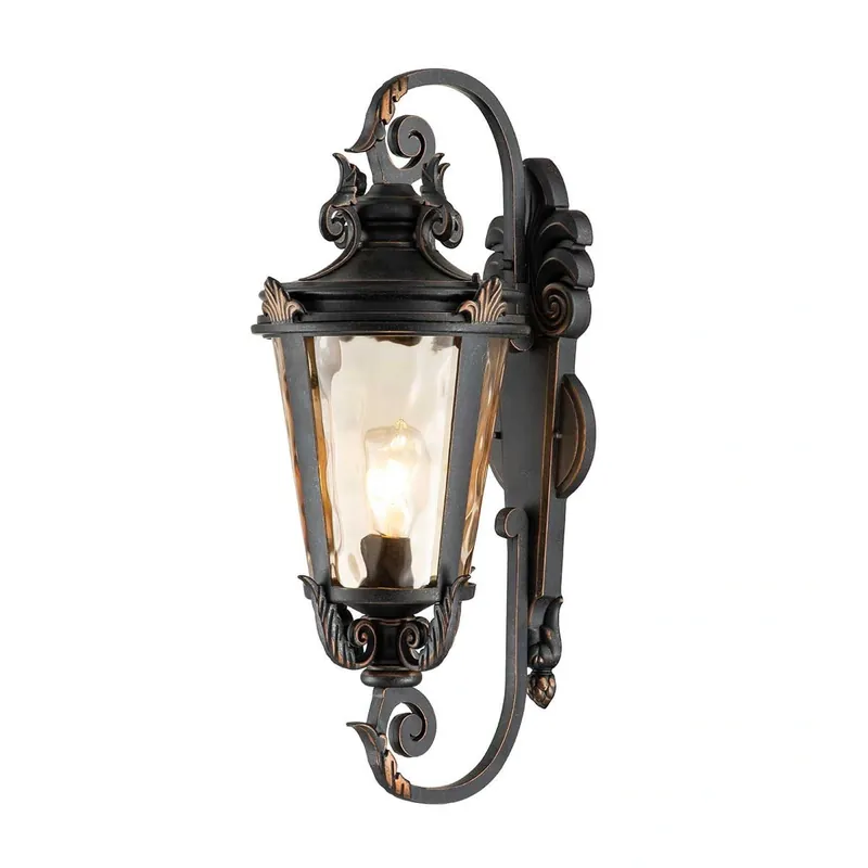 Top oferta - Duża latarnia naścienna Baltimore Postarzany brąz BT1-L Elstead Lighting