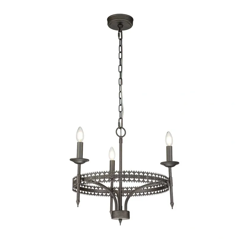 Żyrandol Crown Rdzawe żelazo CROWN3 Elstead Lighting - Supercena