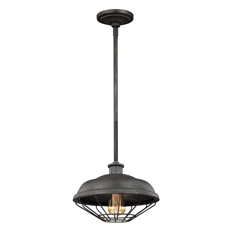 Kup teraz | Lampa wisząca Lennex Ciemnoszare FE-LENNEX-P Elstead Lighting