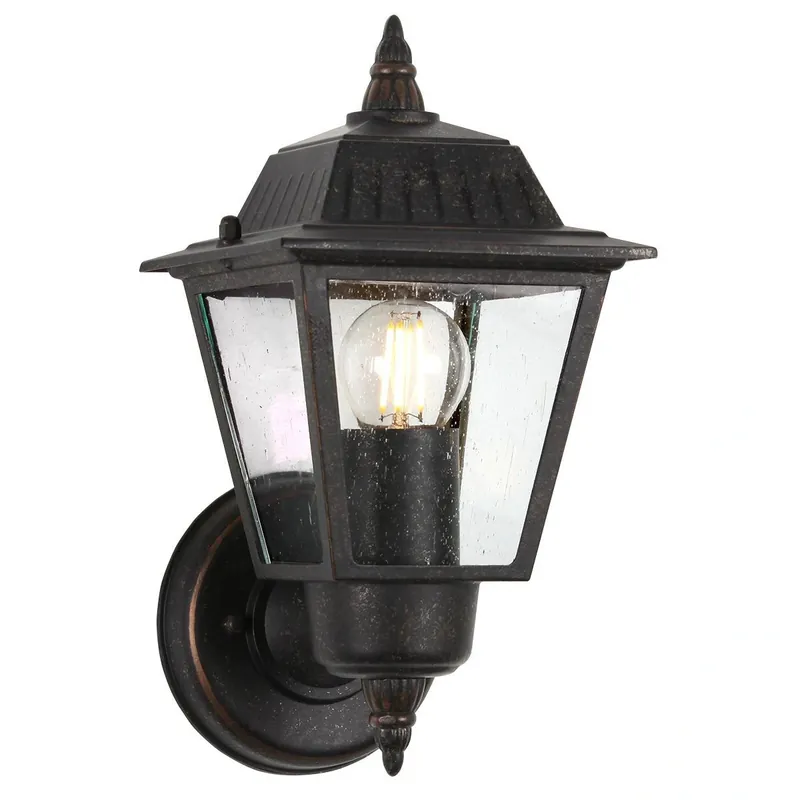 Ograniczona ilość - Latarnia naścienna Highnam Postarzany brąz GZH-HN1 Elstead Lighting
