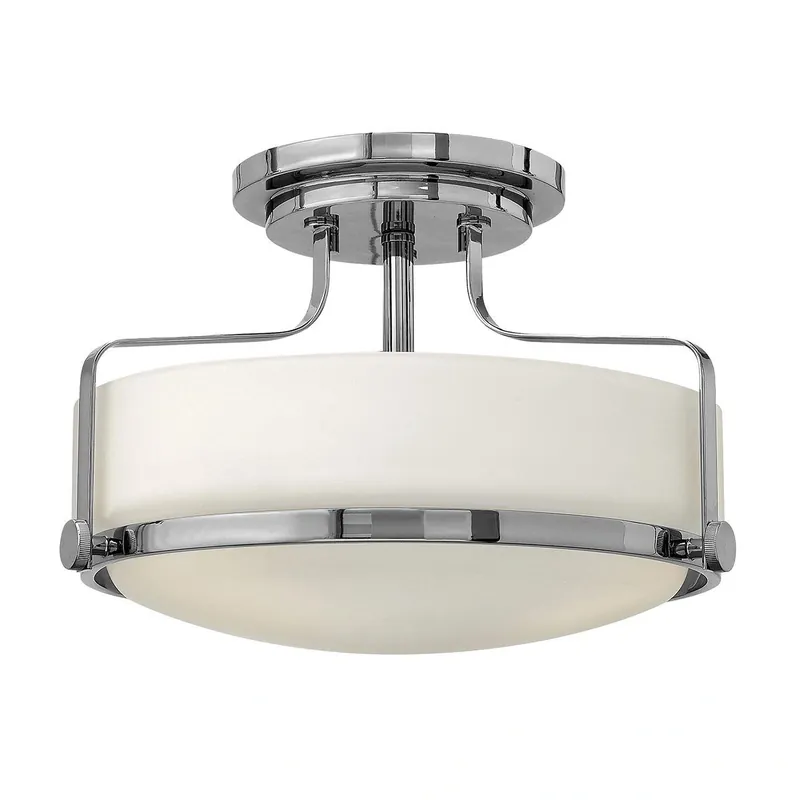 Promocja kończy się wkrótce | Mały półplafon Harper Polerowany chrom Polerowany chrom HK-HARPER-SFS-CM Elstead Lighting