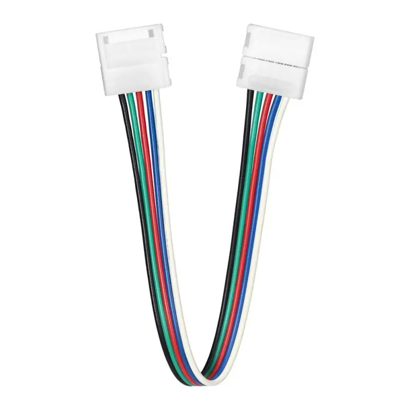 Złączka LED RGBW 12mm dwustronna z przewodem - Tylko w tym tygodniu