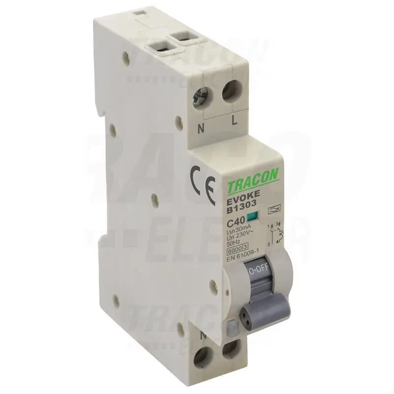 Bestseller - Wyłącznik różnicowoprądowy z czołem elektroniczny 20A B 2P EVOKEB2003