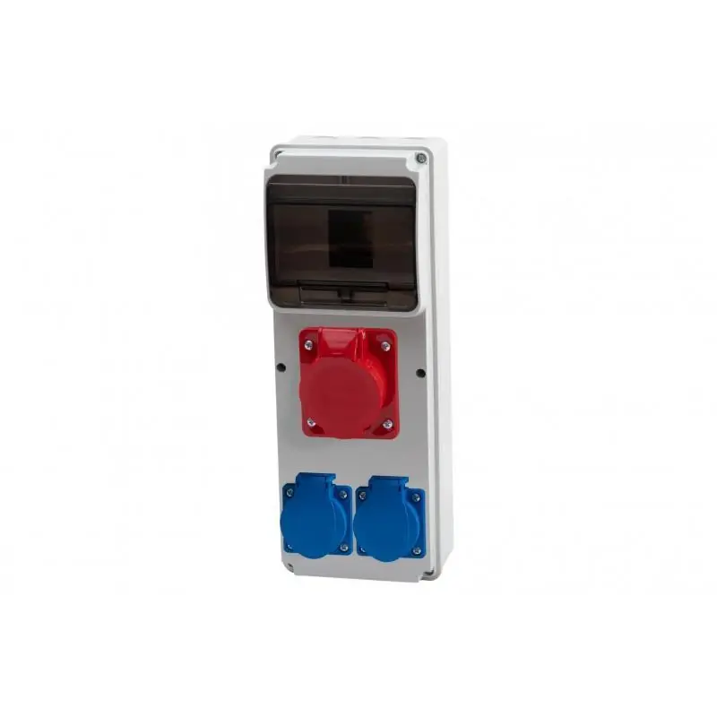 Cena po obniżce | Rozdzielnica 6M ULISSE MIDI 16A/5P, 2x230V IP54