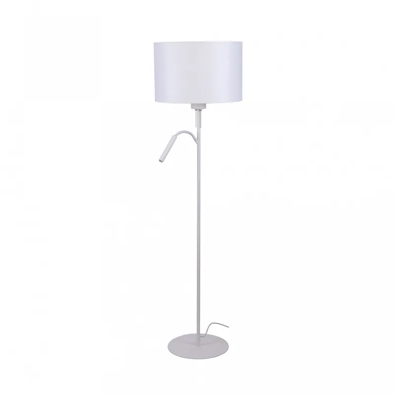 Ekstra rabat | HOTEL PLUS LAMPA STOJĄCA NOWODVORSKI Biały / Aluminium