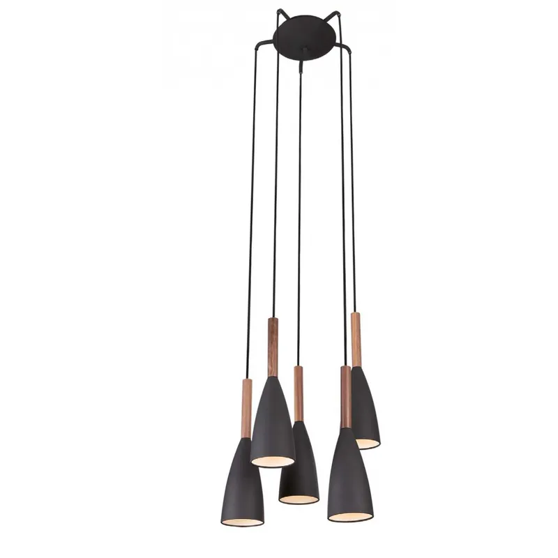 Nowość w sprzedaży | Soft 5 czarna Lampa wisząca Maxlight