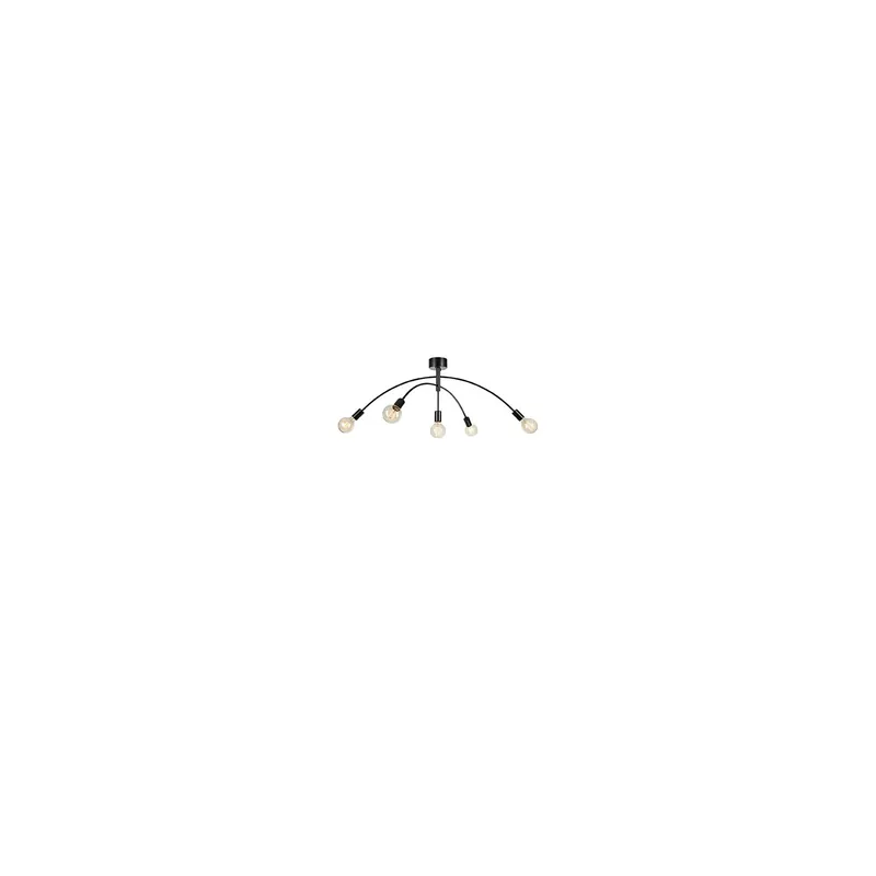 Łatwy zwrot | CRUX Ceiling 5L Black Markslojd