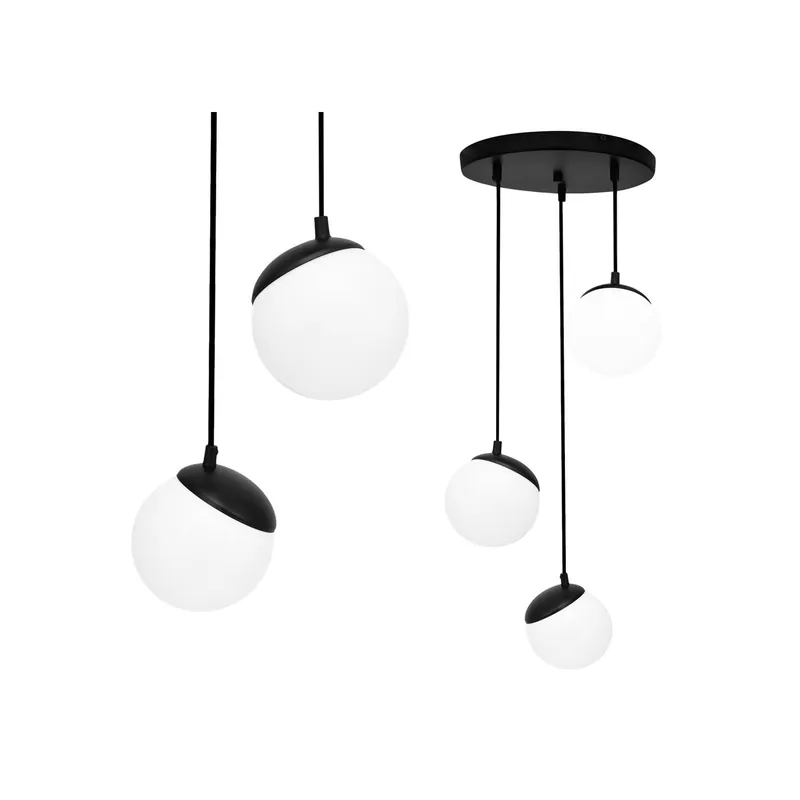 Sfera lampa wisząca Milagro Czarny - Supercena
