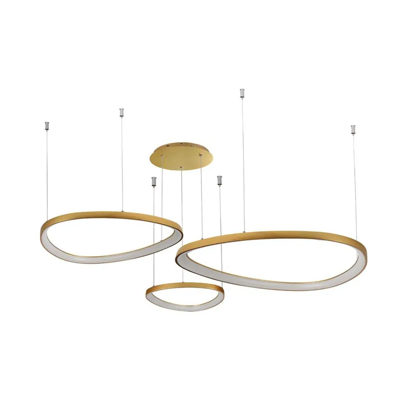 Supercena - AMANDA PENDANT 42+62+82 CCT SWITCH 3-STEP DIMM złoty AZzardo