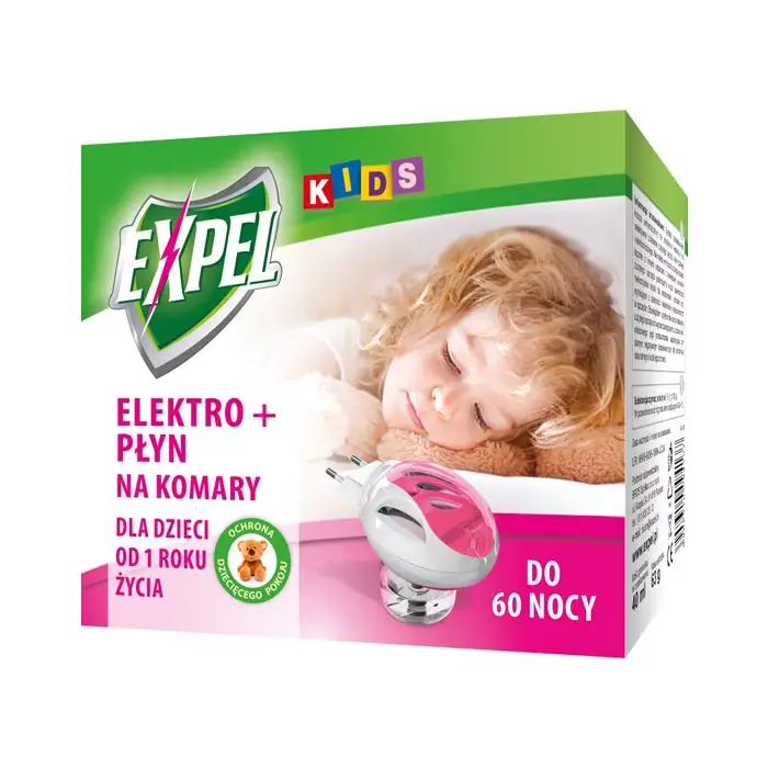 Kids – elektro + płyn na komary dla dzieci od 1 roku życia EXPEL1318 - Oferta