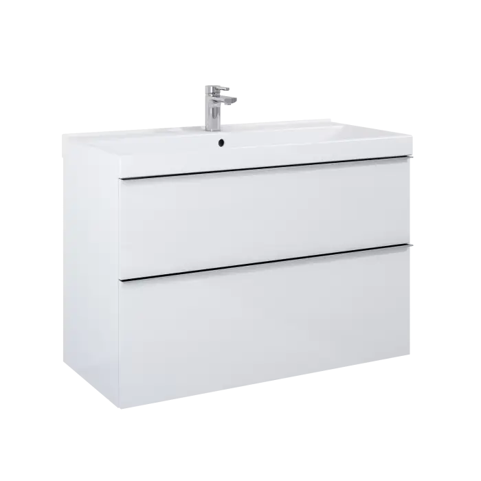Bezpieczne zakupy - Szafka look 100 2s white matt pdw RE011003025290