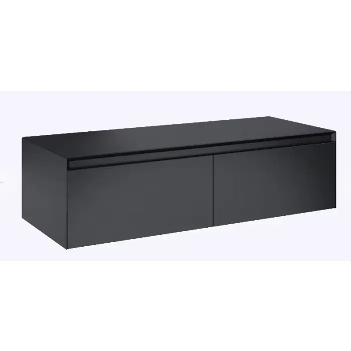 Komoda split slim 120 2s black matt z blatem pdw RE081204057160 | Bezpieczna płatność