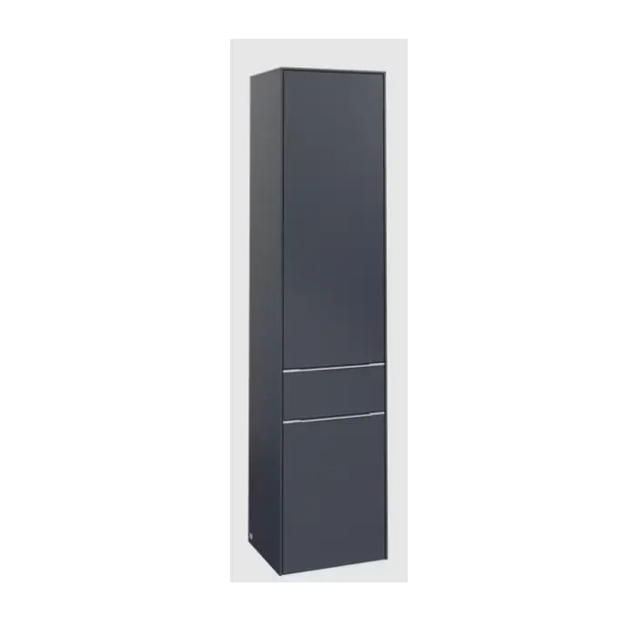 Duży rabat | Subway 3.0 szafka wysoka, 2 drzwi, 1 element wysuwany, 400 x 1710 x 362 mm, marine blue / marine blue C59000VQ