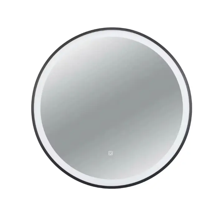 Lustro podświetlane okrągłe venus black/czarne - antypara, ściemnianie, zmiana barwy ø 70 cm L0101010403-2 | Oferta limitowana
