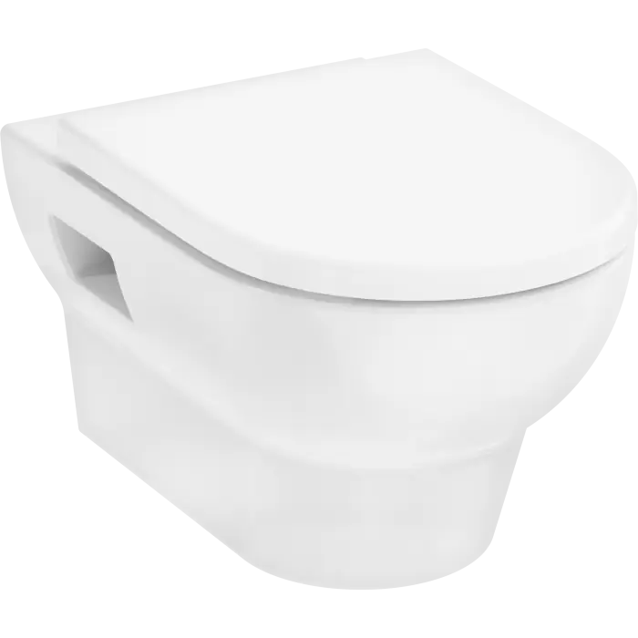 Cena po obniżce | Gladelake s miska wisząca wc 540, aquachannel flush z deską wc, softclose, quickrelease biały 60309450