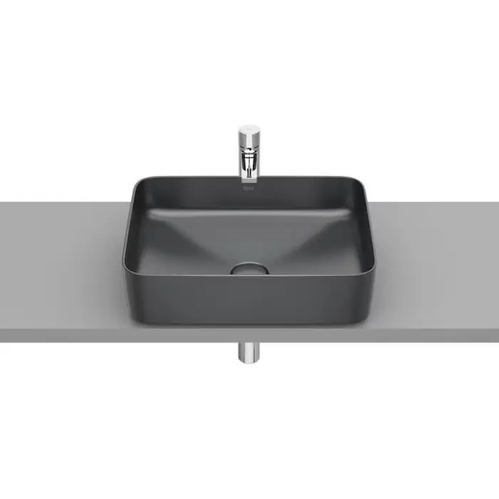 Inspira square umywalka nablatowa 500x370 oct fineceramic® onyx A327530640 | Superoferta