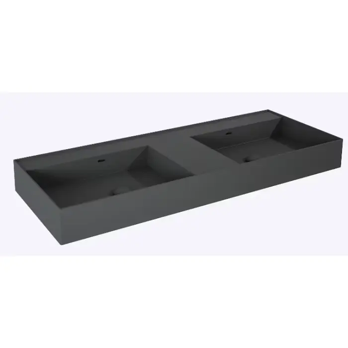 Cena fabryczna - Umywalka level 120 duo, solid-surface anthracite matt RE041461206010