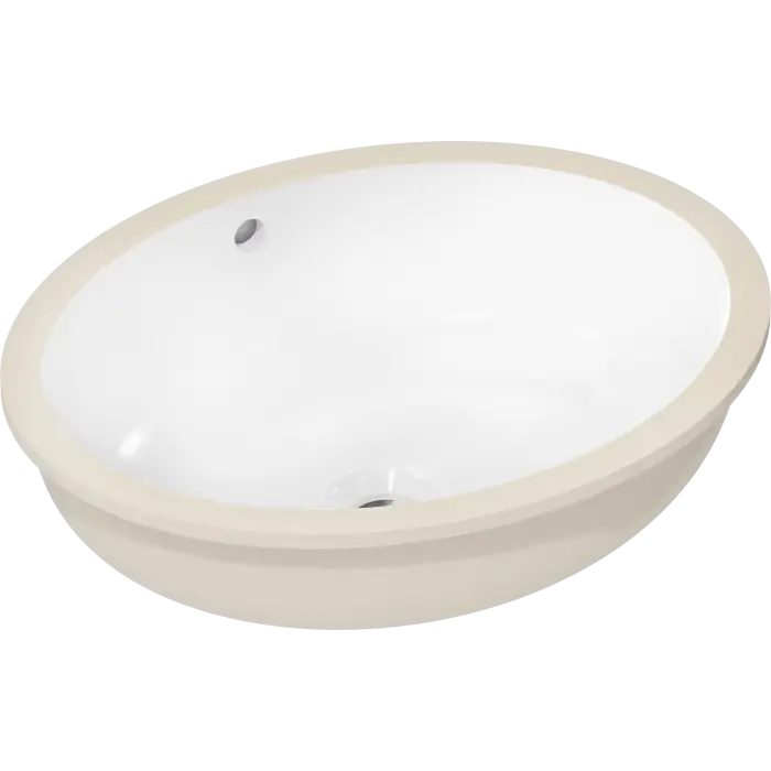 Bestseller - Xuniva d umywalka podblatowa 450/350 bez otworu na baterię, z przelewem biały 60152450