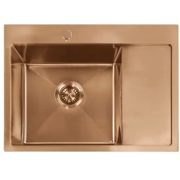 Bezpieczna płatność - Fin brush copper zlewozmywak kuchenny ZLE-06018