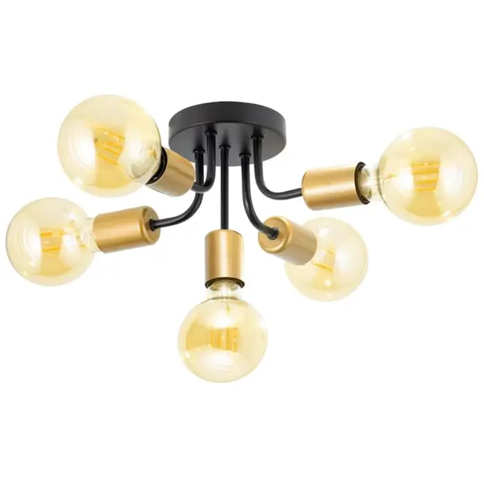 Zostało tylko kilka sztuk - Lampa app1118-5c black/gold OSW-01461
