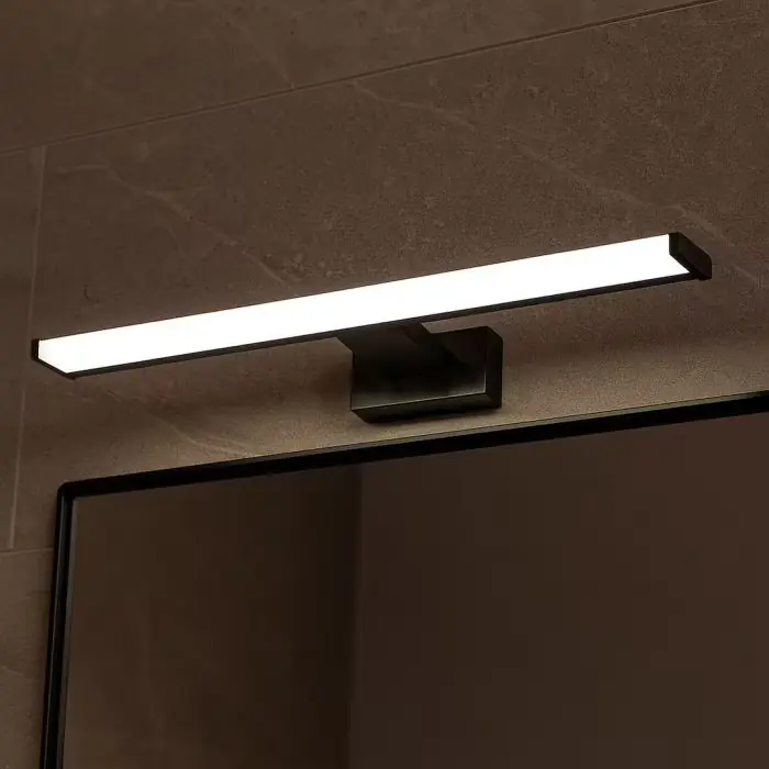 Jakość premium - Kinkiet mirore czarny 10w 60cm ML2026