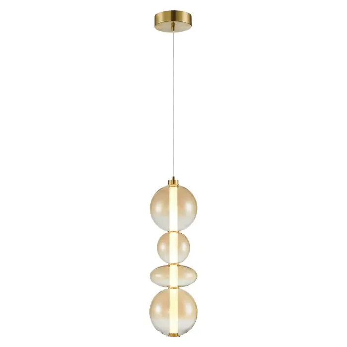 Lampa wisząca daphne amber 36w ML0346 | Megacena