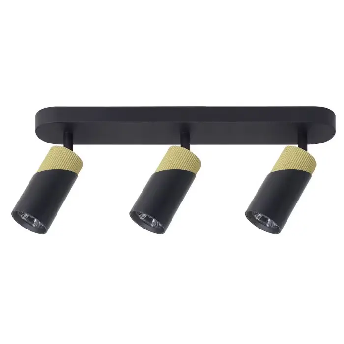 Neo black gold spot 3xgu10 ML0282 - Outlet