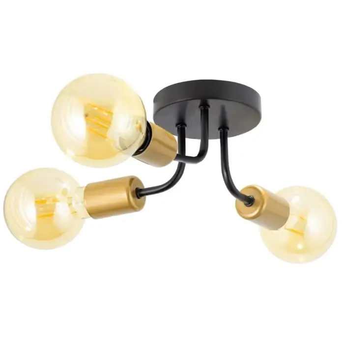 Zniżka - Lampa app1117-3c black/gold OSW-01400