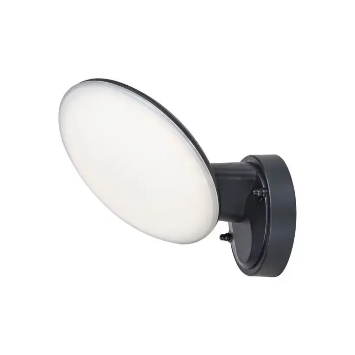 Sprawdzony produkt | Varna zewnętrzna lampa ścienna 720 ip54 czarny led 12 8134