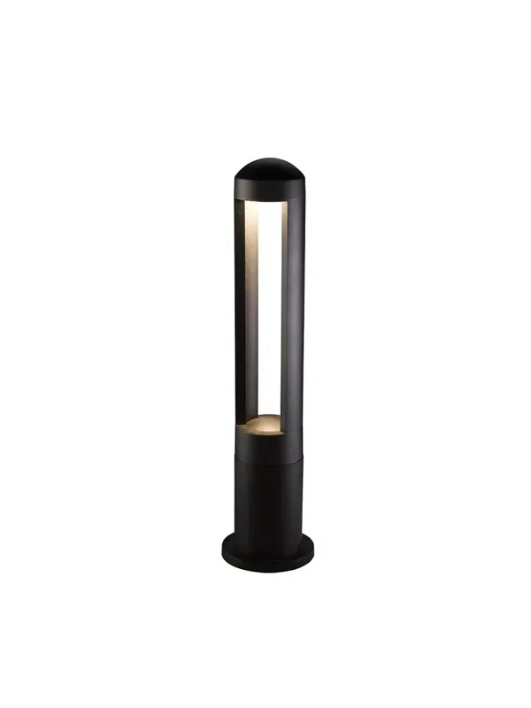 Sprawdzony wybór - Lampa ogrodowa stojąca MONTERREY LED 3000K 62cm IP54 czarna nowoczesny słupek okrągły Nowodvorski 9507