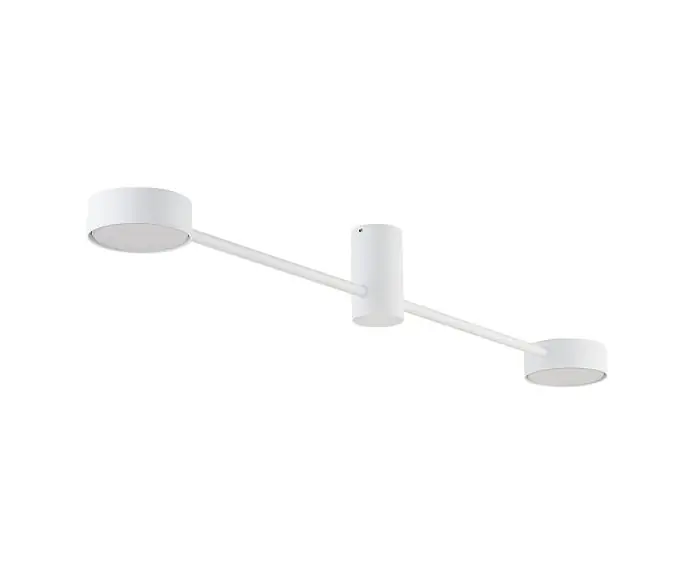 Nowość - Lampa sufitowa plafon LED Nowodvorski ORBIT biała, stal 7938