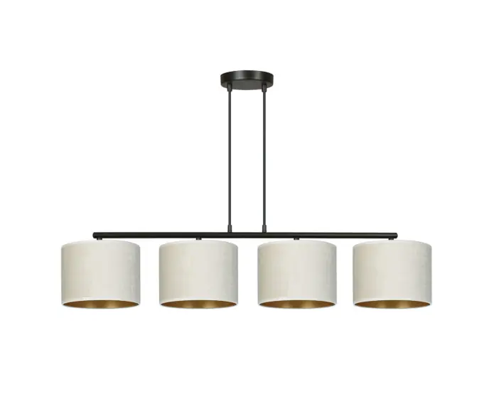 Żyrandol Emibig 4xE27 60W HILDE 4 BL WHITE 1052/4 | Niska cena