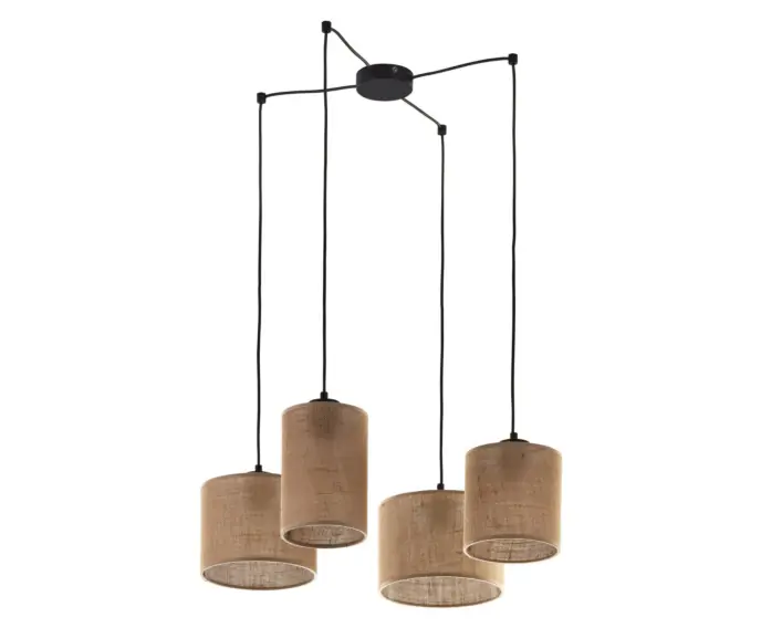 Żyrandol JUTA 4xE27 15W TK-Lighting 6585 | Sprawdź teraz